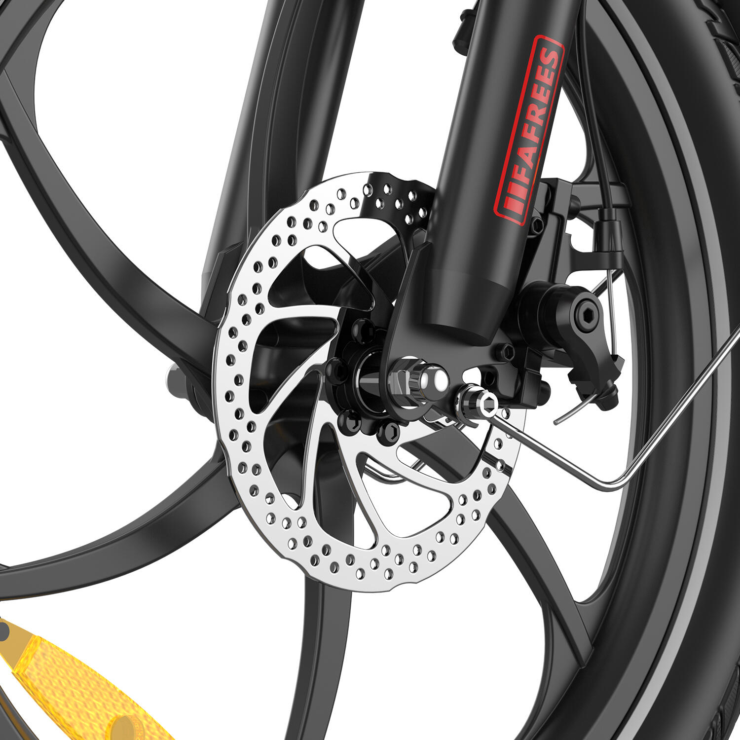 F20+ Bicicleta elétrica urbana dobrável 36V 20Ah pneu 20 polegadas 7/7