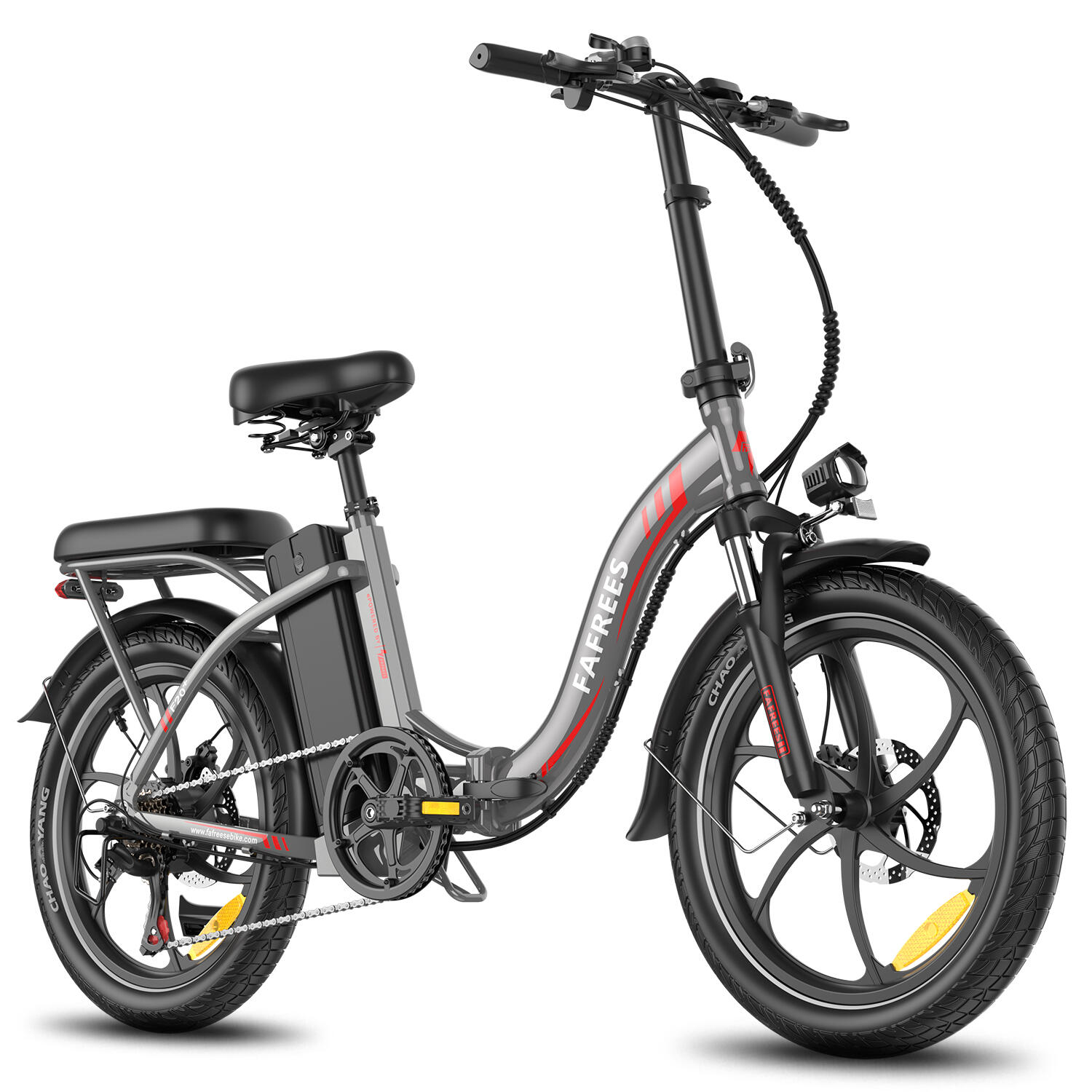 F20+ Klappbares Stadt-Elektrofahrrad 36V 20Ah 20-Zoll-Reifen 2/7