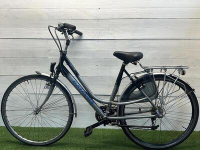 Batavus stadsfiets 28" blauw - verstelbaar stuur