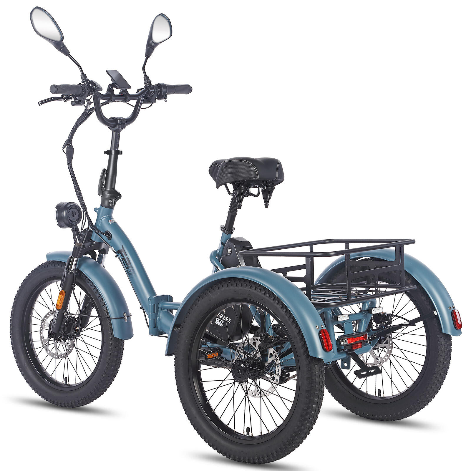 F20 Mate 21Ah Certified Zertifiziertes elektrisches Dreirad 48V, 20-Zoll-Reifen 5/7
