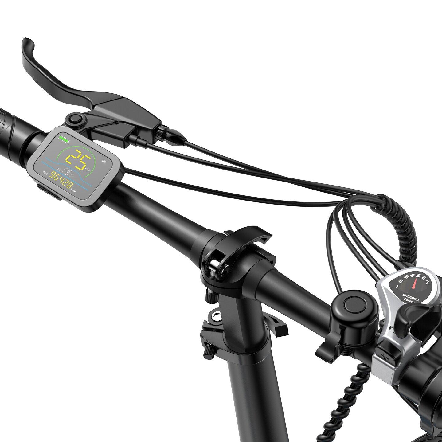 F20 Light Bicicleta elétrica dobrável, bateria 36V 20Ah, pneu 20 polegadas 7/7