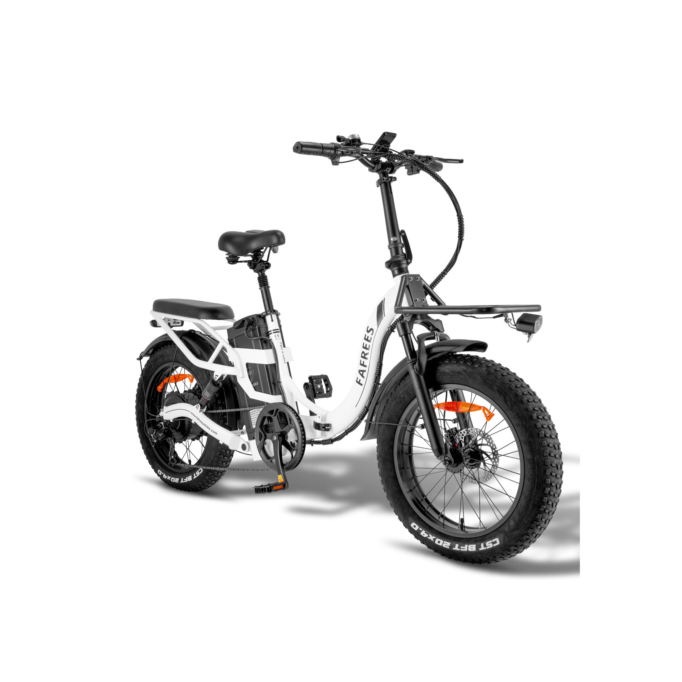 F20 X-Max Bicicleta eléctrica plegable 48V 30Ah neumático grueso 20 pulgadas 2/7