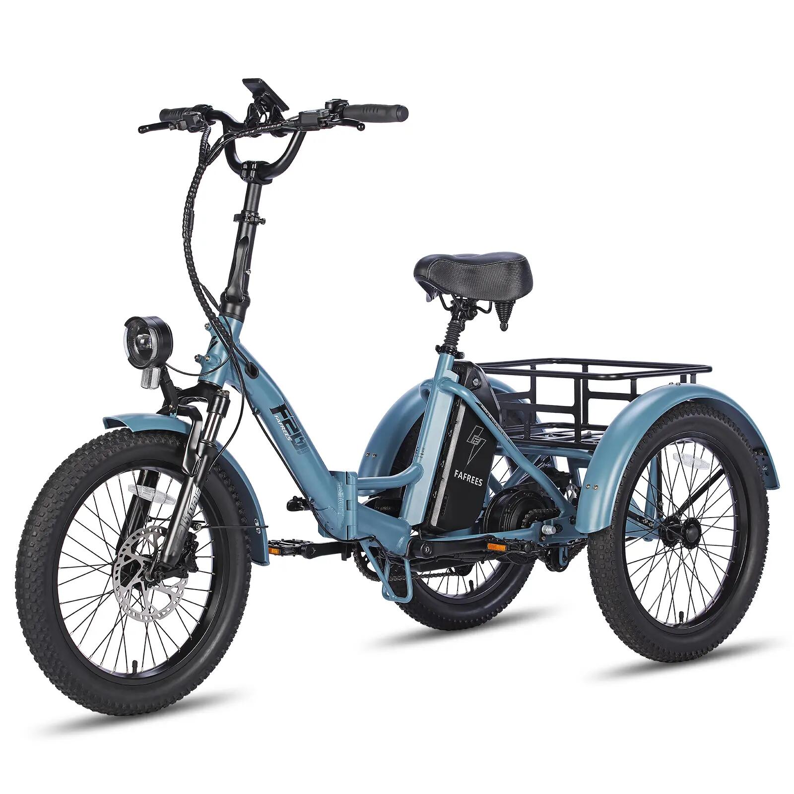 Bicicleta elétrica dobrável FAFREES F20 Mate 180kg carga máxima 65N·m 4/7