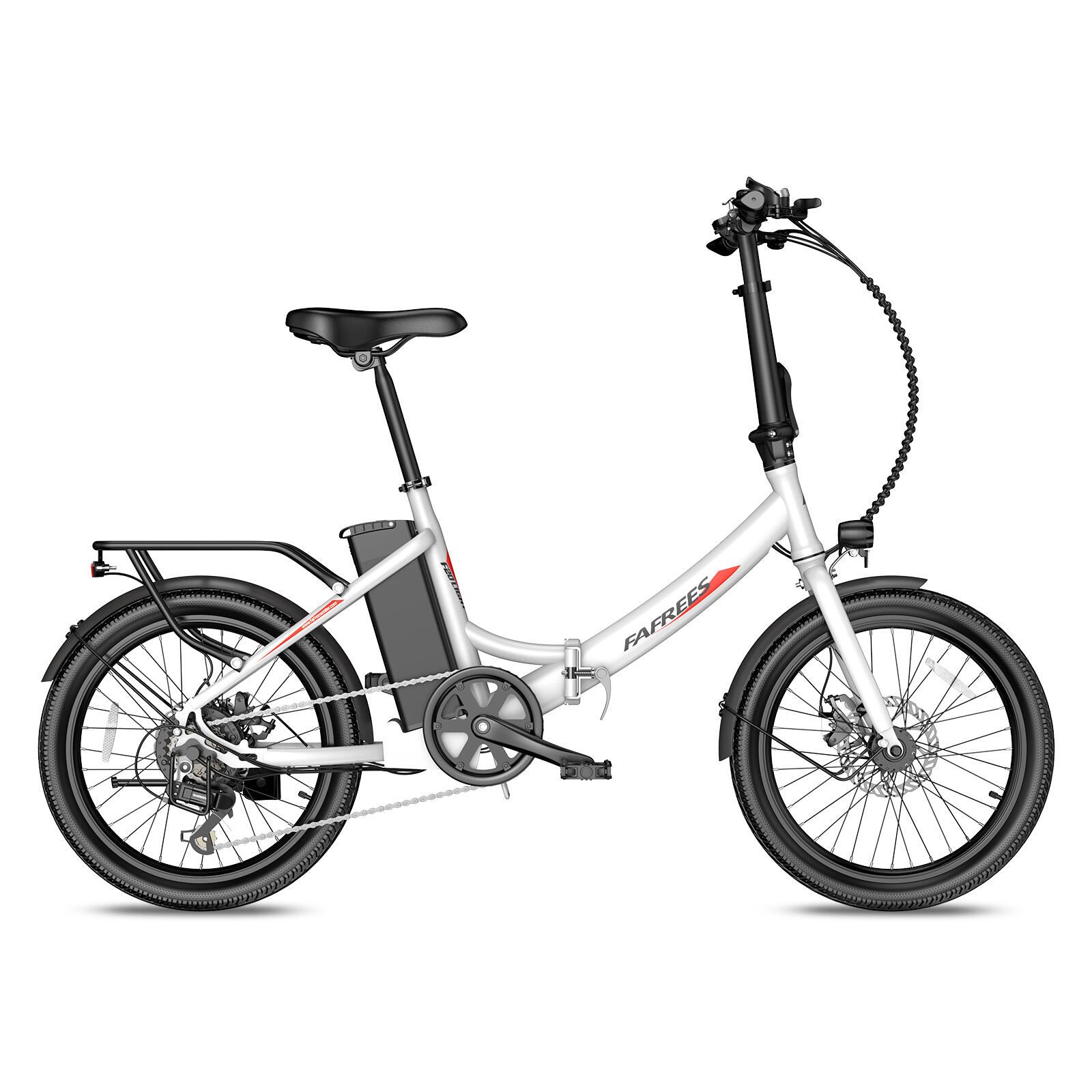 F20 Light Klapp-Elektrofahrrad, 36V 16,75 Ah Akku, 20-Zoll-Reifen 4/7