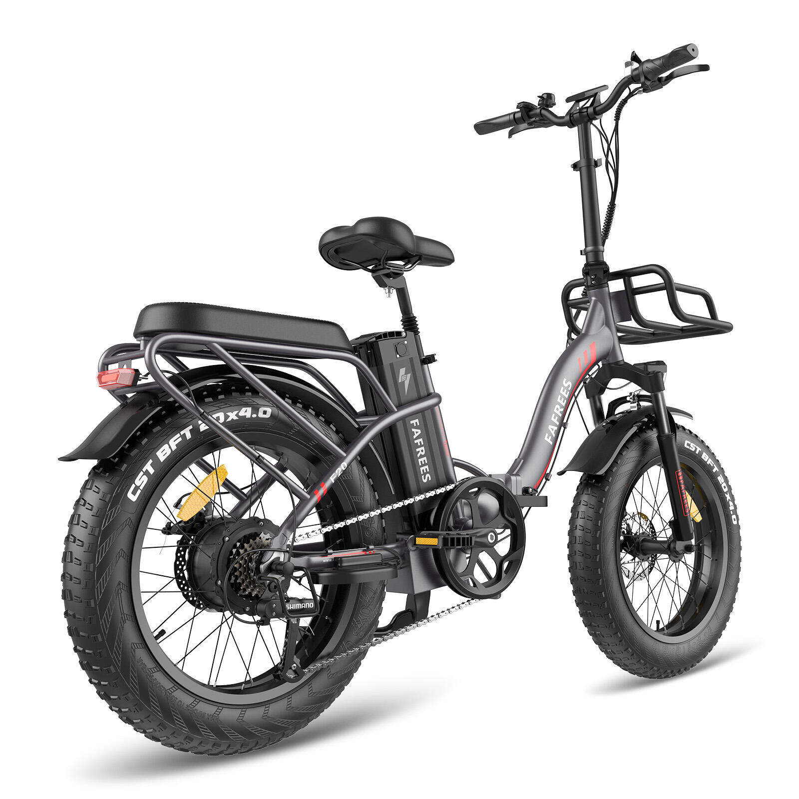 F20 Max Elektrofahrrad 48V 30Ah 20-Zoll-Breitreifen 5/6