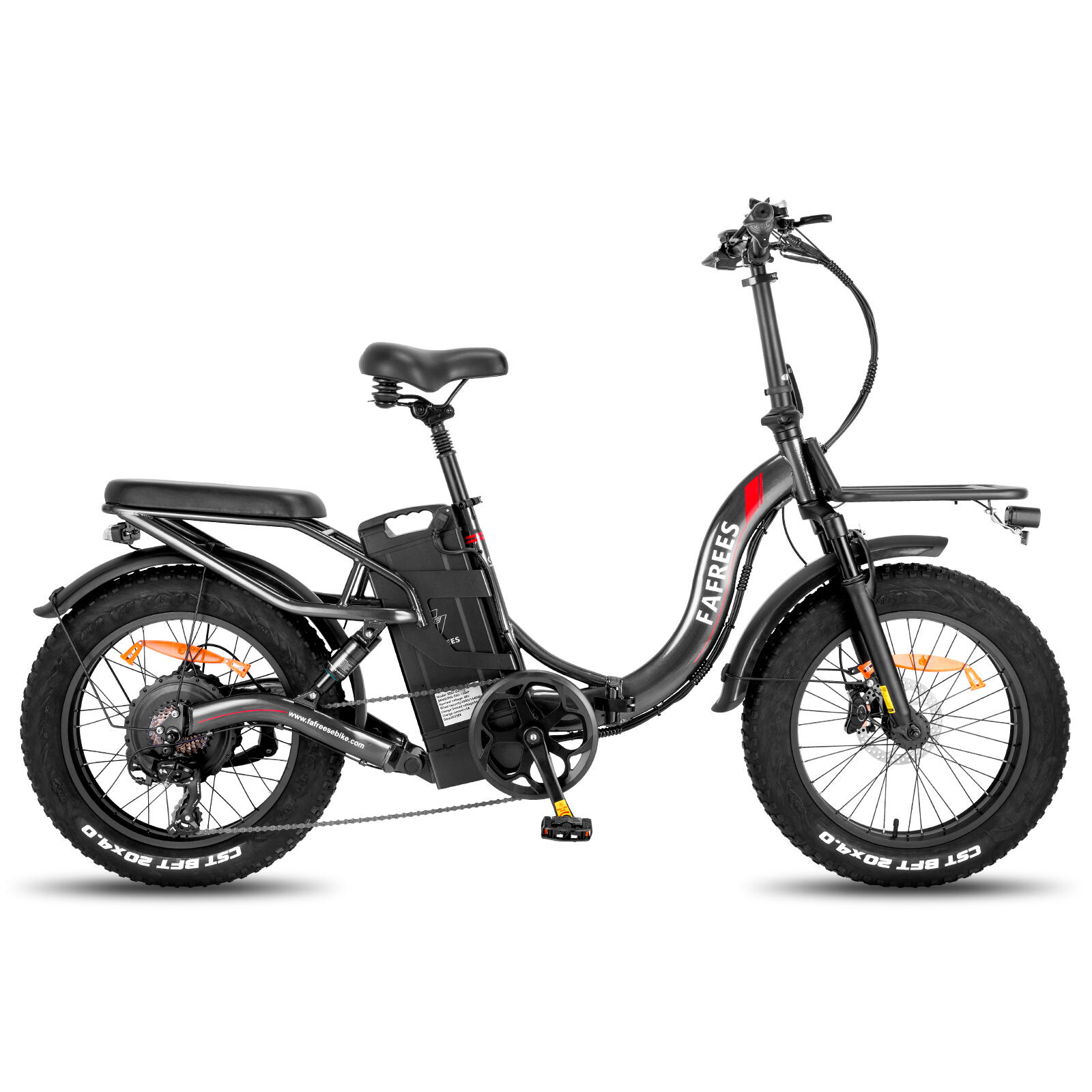 F20 X-Max Klapp-Elektrofahrrad 48V 30Ah 20-Zoll-Breitreifen 4/7