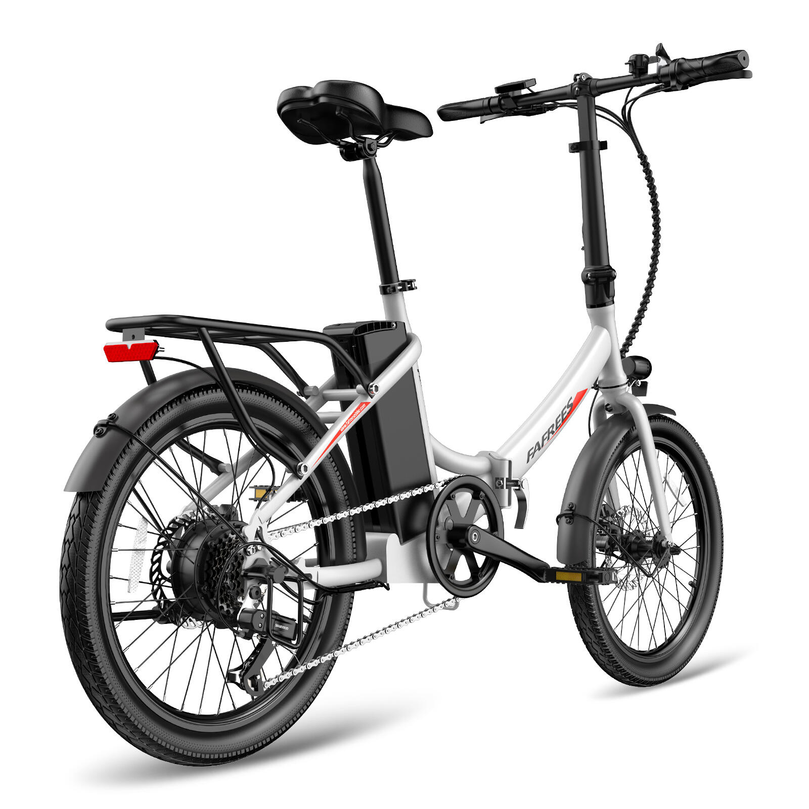F20 Light Klapp-Elektrofahrrad, 36V 16,75 Ah Akku, 20-Zoll-Reifen 6/7