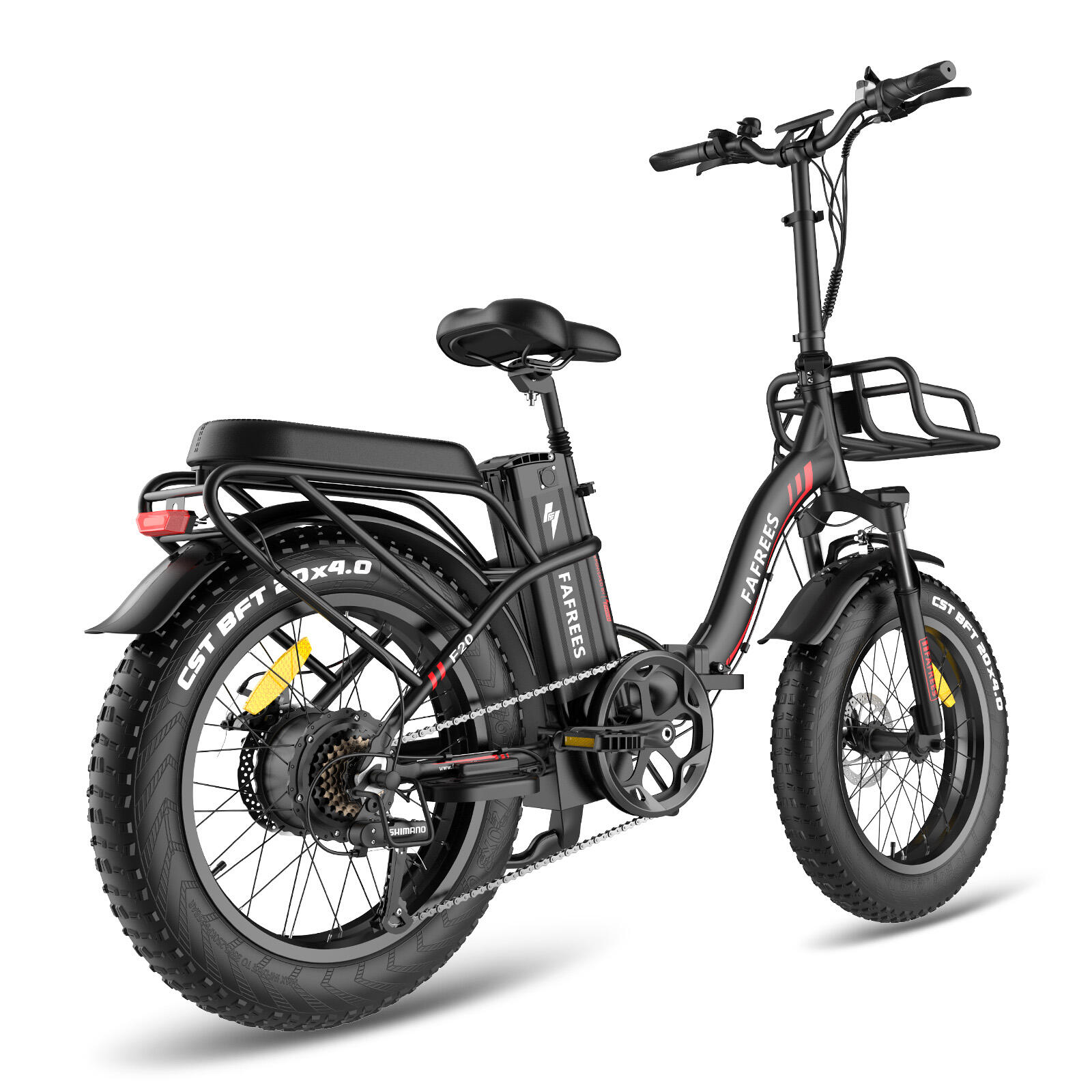 F20 Max Bicicleta eléctrica 48V 30Ah neumático grueso 20 pulgadas 5/6