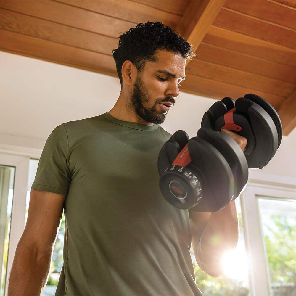 Nastavitelná činka SelectTech 552i – 24 kg, 15 úrovní, kompaktní 7/7