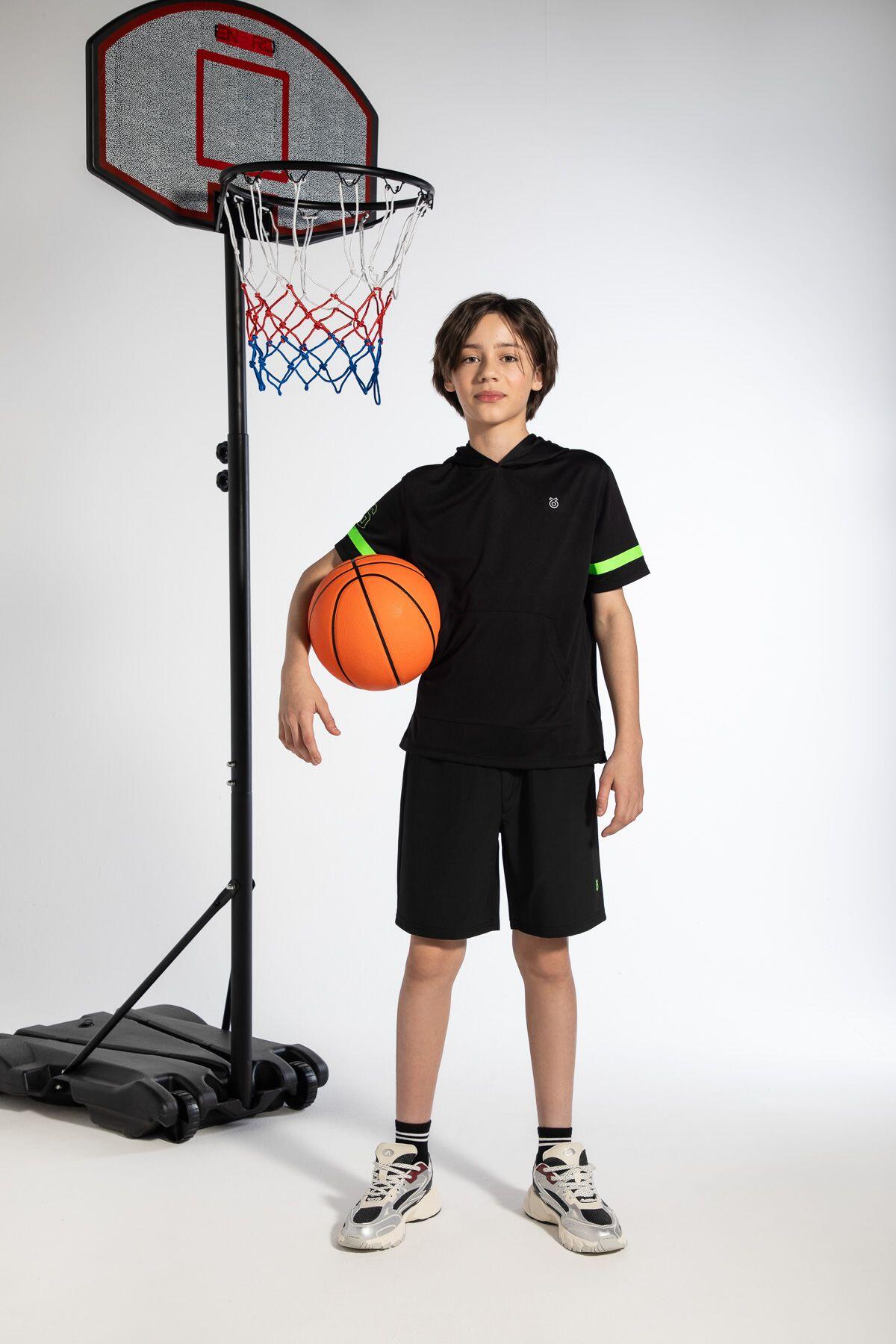 Shorts de sport enfant WL6 noir 6/6