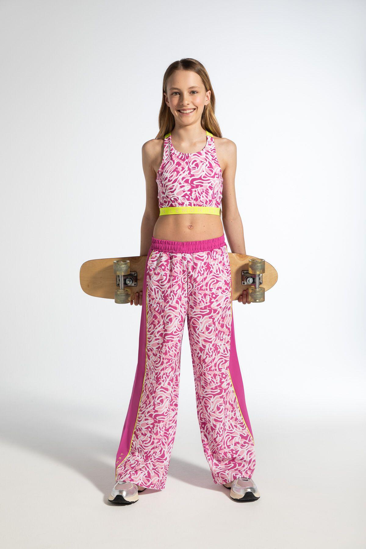 Spodnie materiałowe WIDE LEG (F-WL6119102ACG-022-164) 5/6