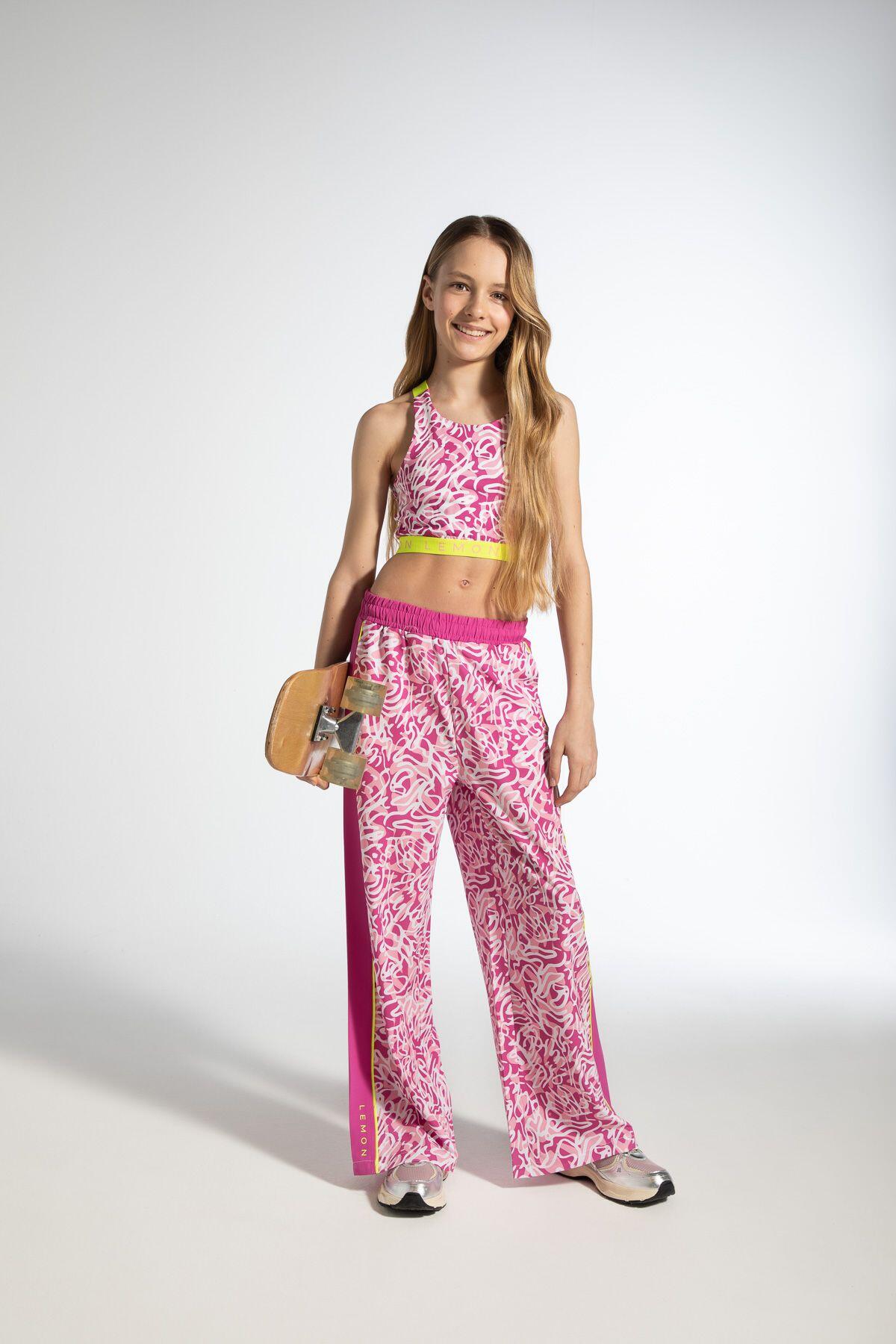 Spodnie materiałowe WIDE LEG (F-WL6119102ACG-022-164) 6/6