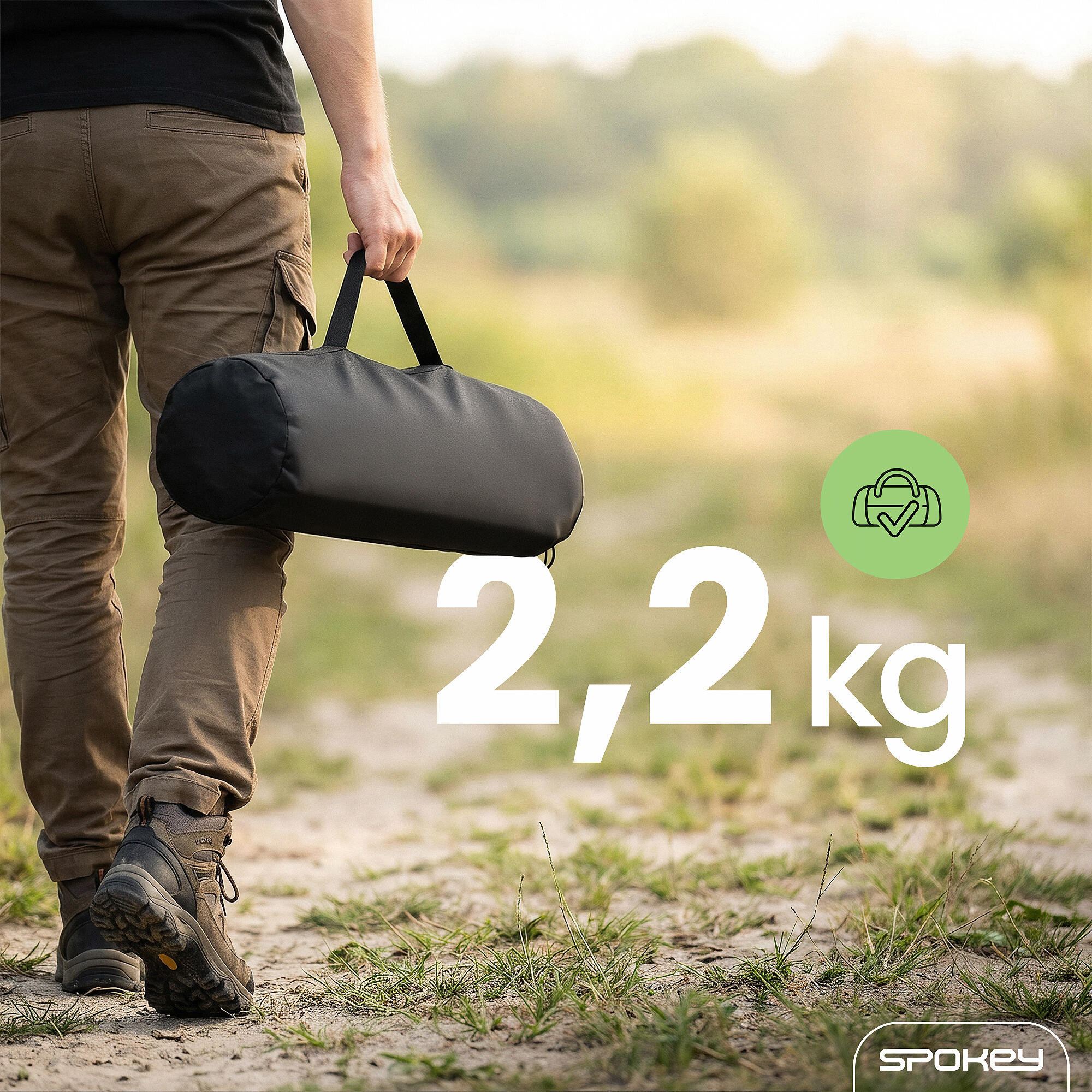 Krzesło turystyczne składane kempingowe wędkarskie pokrowiec Spokey Angler 6/7