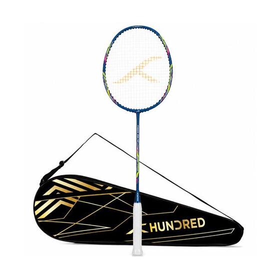 Badmintonschläger mit Schlägerhülle - Powertek 2000 rot