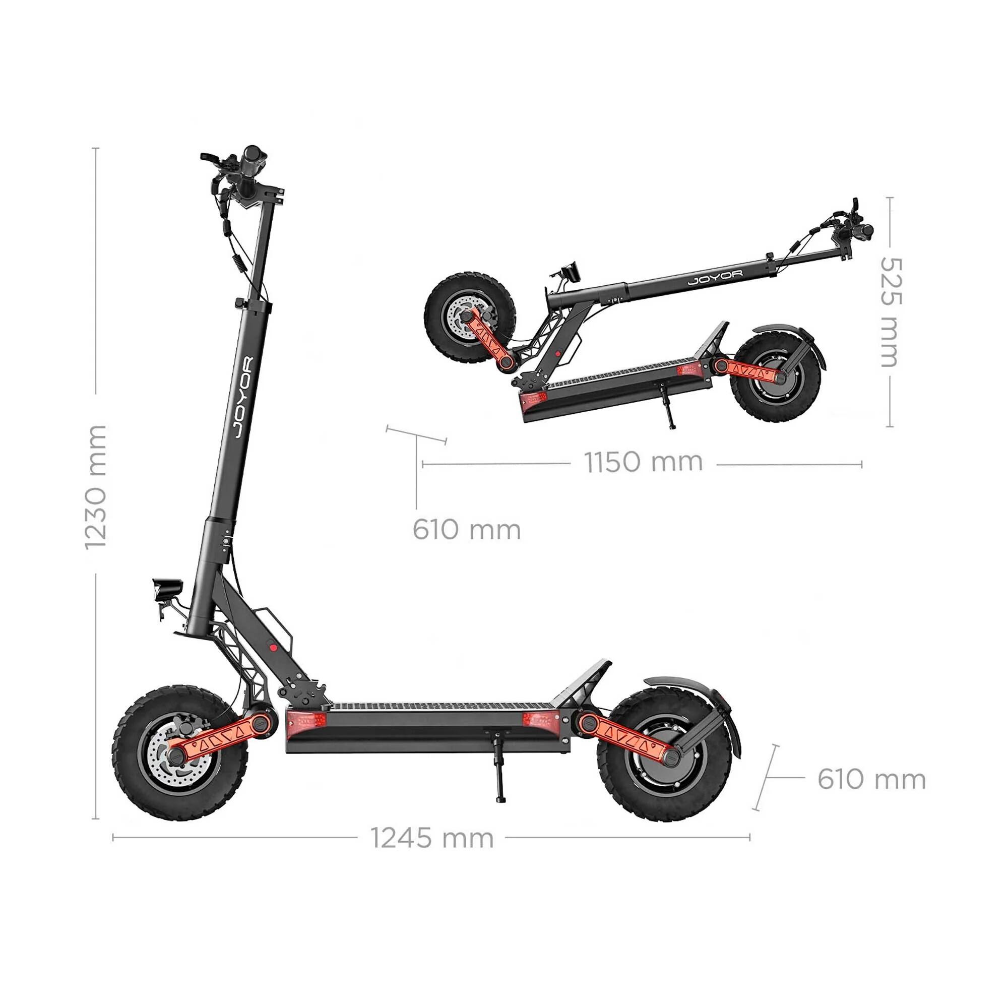 Joyor S10S-Z elektrische scooter + Helm 7/7