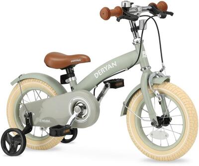 Bicicletta per bambini 3 in 1 da 14 pollici - Balance bike - Con rotelle - Blu