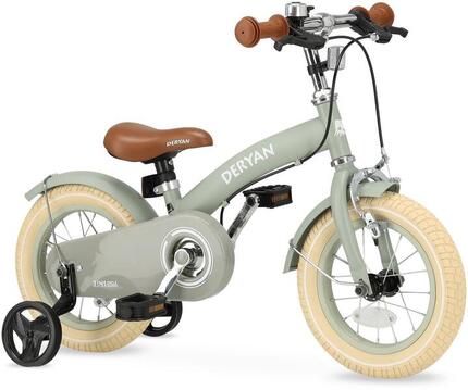 Vélo enfant 3-en-1 12 pouces - Draisienne - Avec petites roues - Noir