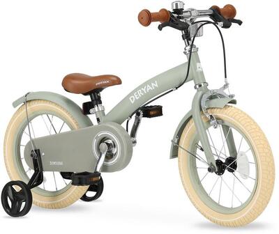 Bicicletta per bambini 3 in 1 da 14 pollici - Balance bike - Con rotelle - Blu