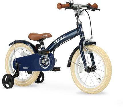 Vélo enfant 3-en-1 12 pouces - Draisienne - Avec petites roues - Noir