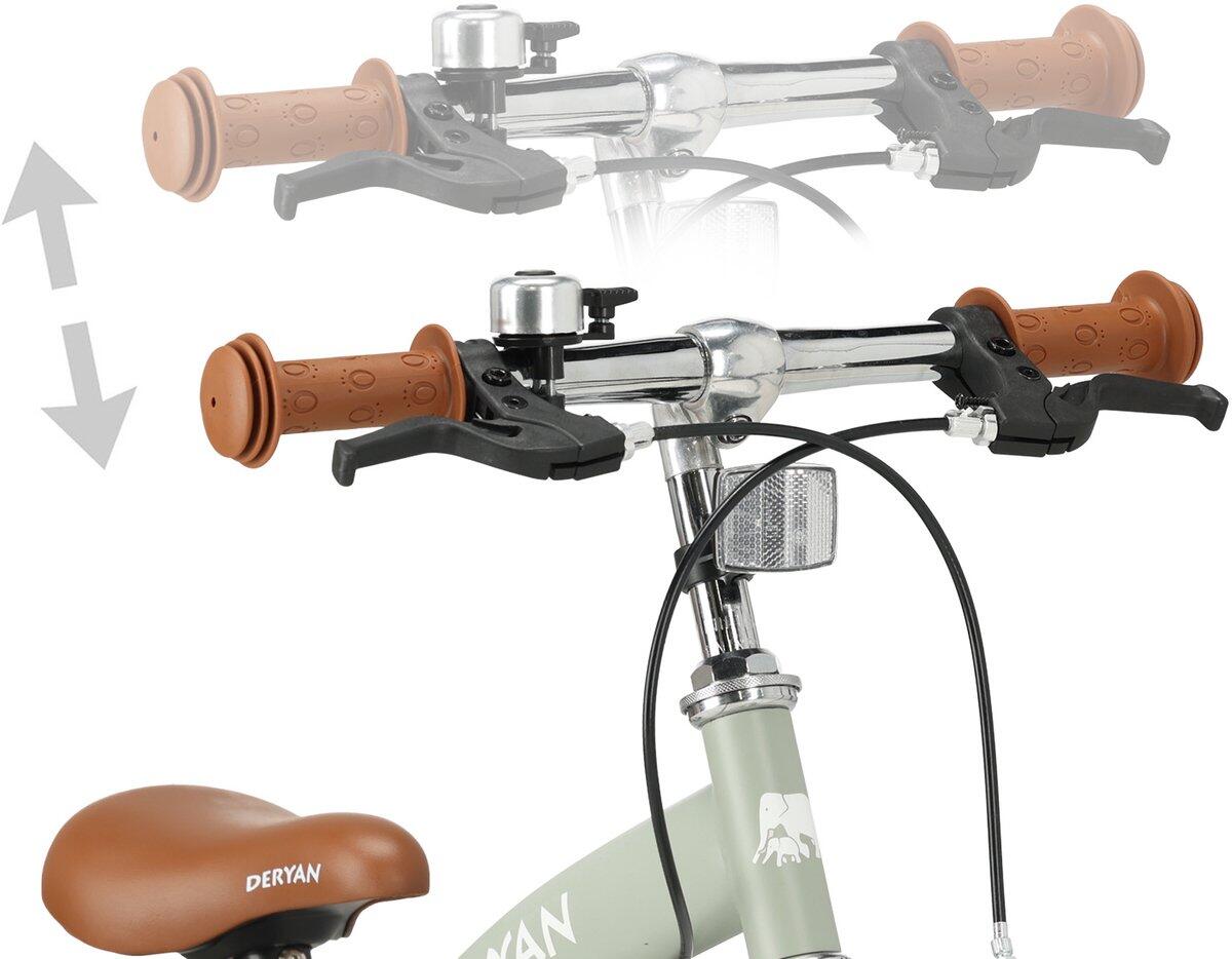 3-in-1 Kinderfahrrad 12 Zoll - Laufrad - Inklusive Stützräder - Grün 4/8