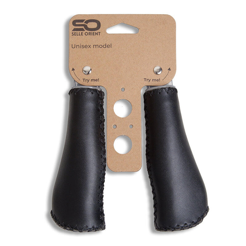Selle Orient 135 mm Black Microfiber Leather Bicycle Handlebar Grips