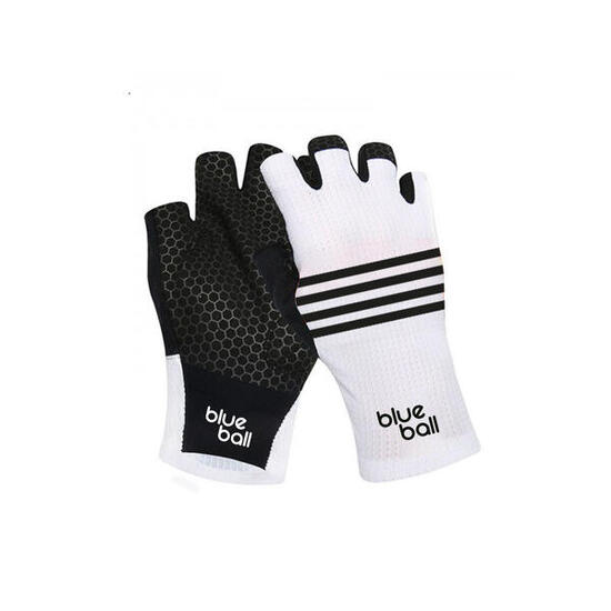 GANTS BICICLETA CORTOS BlueBall EN BLANC Et NOIR