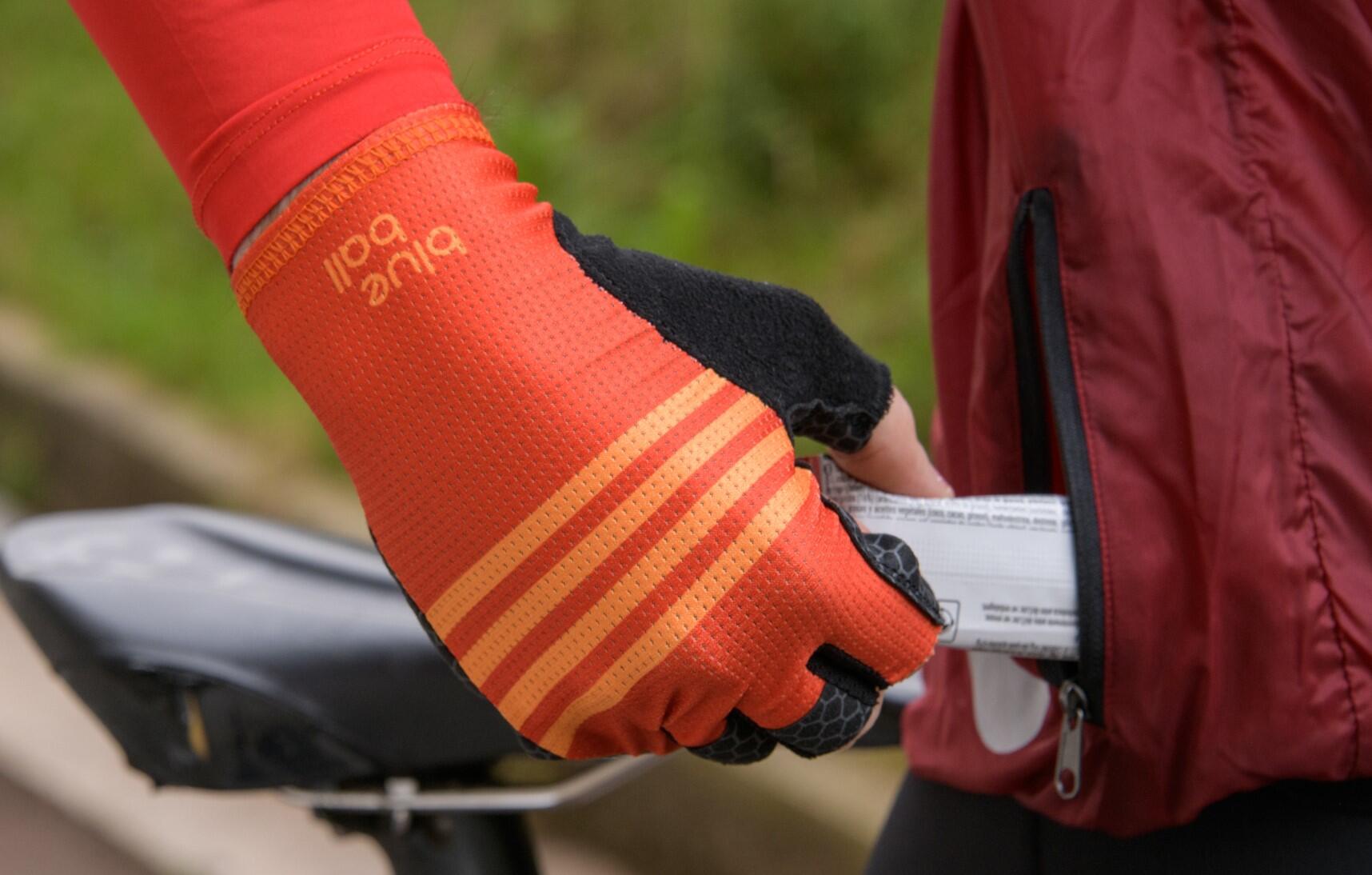 GANTS BICICLETA CORTOS BlueBall NARANJA 2/3