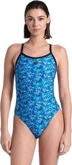 Maillot de Bain Femme Arena Pooltiles Bleu