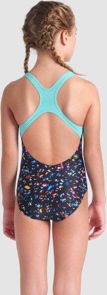 Costume da bagno Arena Confetti per bambina Nero/Multicolore 2/7