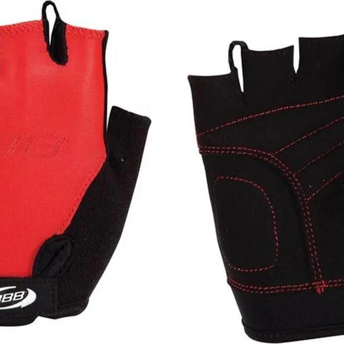 Pair of BBB Kids Gloves Red Black
