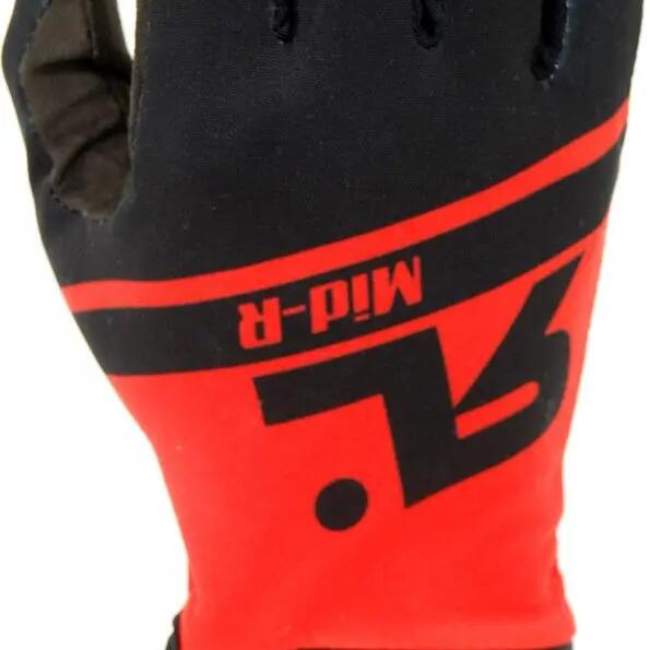 RAFA'L MID-R mid-season gloves black and red