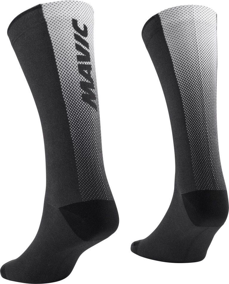 Chaussettes Mavic Gradient Noir/Blanc 2/2