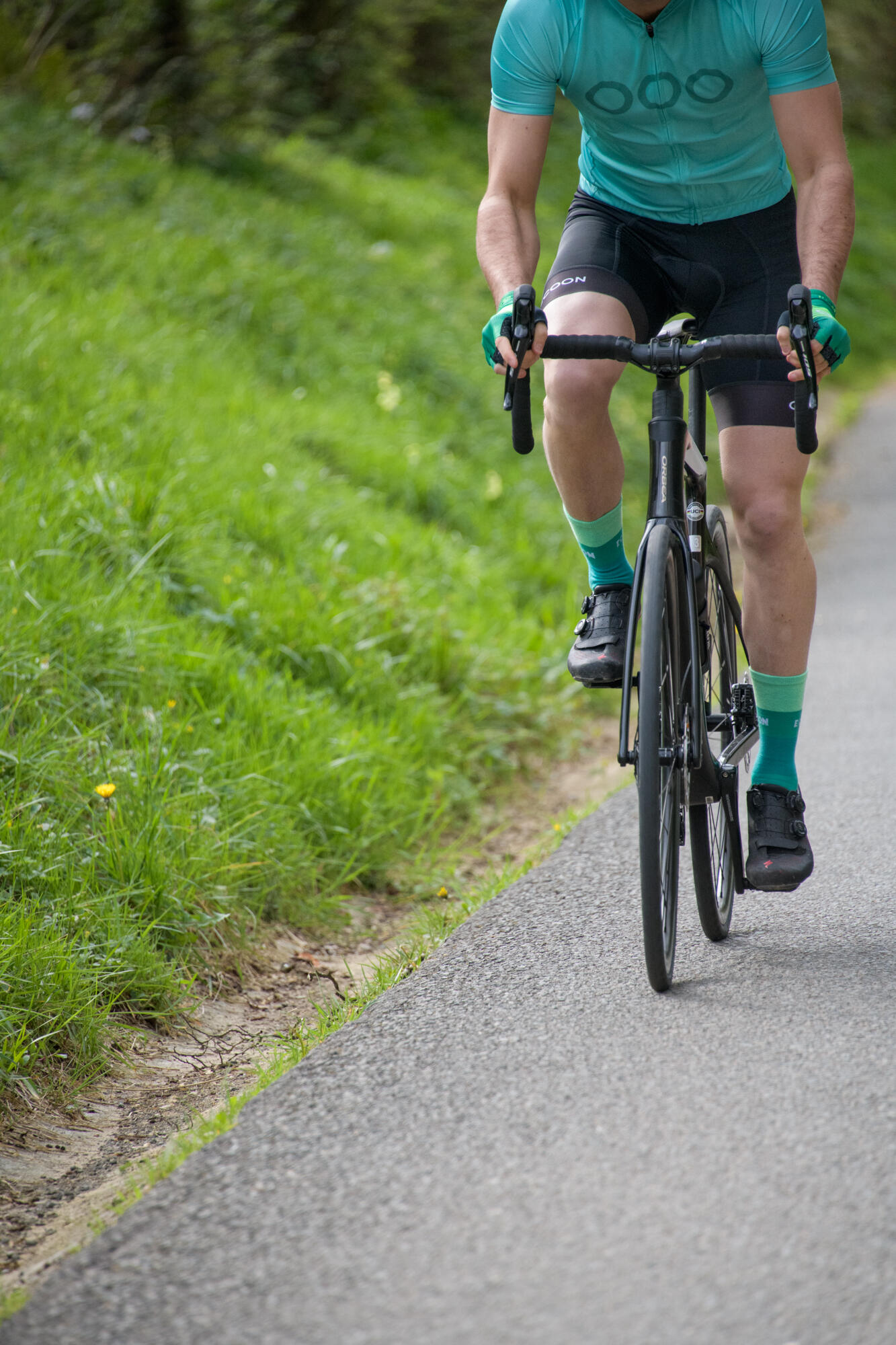 Chaussettes de cyclisme ECOON modèle Marsous couleur Vert 3/7