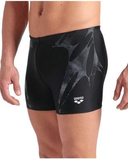 Costume da bagno Arena Spider Web Nero/Bianco Uomo 3/7