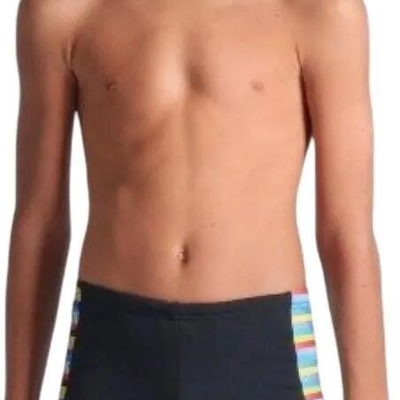 Arena Racing Stripe Swimsuit Black/Multicolored Boy