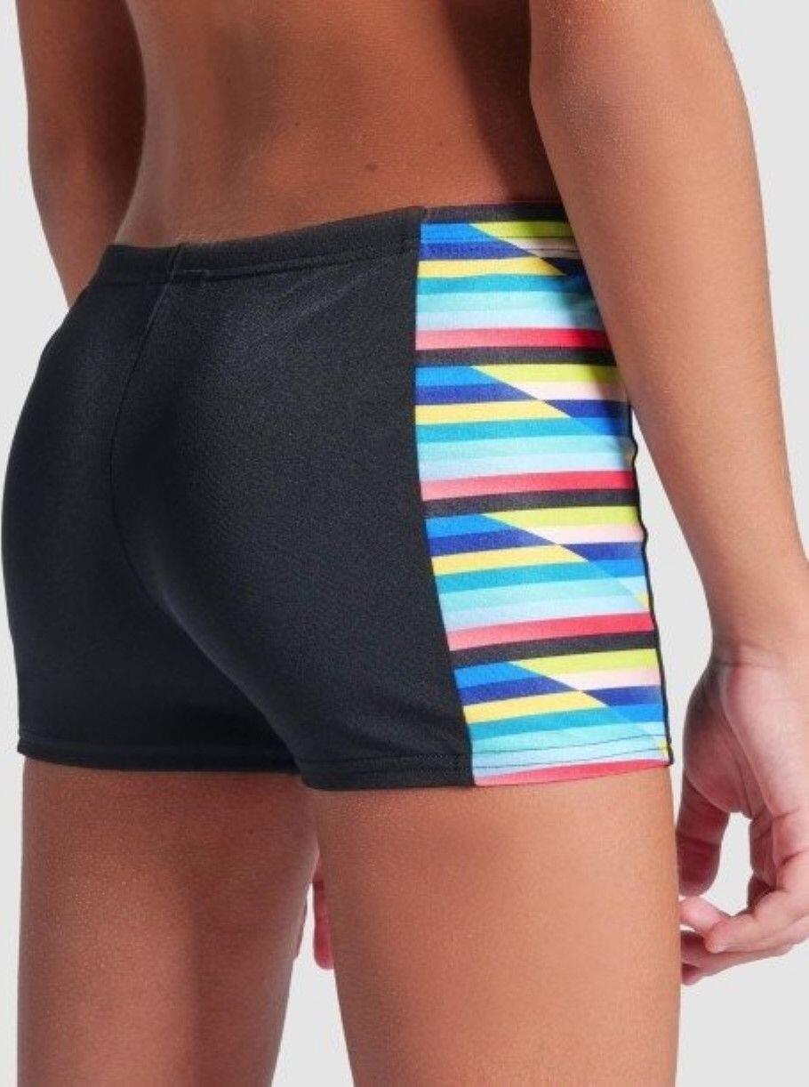 Arena Racing Stripe Swimsuit Black/Multicolored Boy 4/7