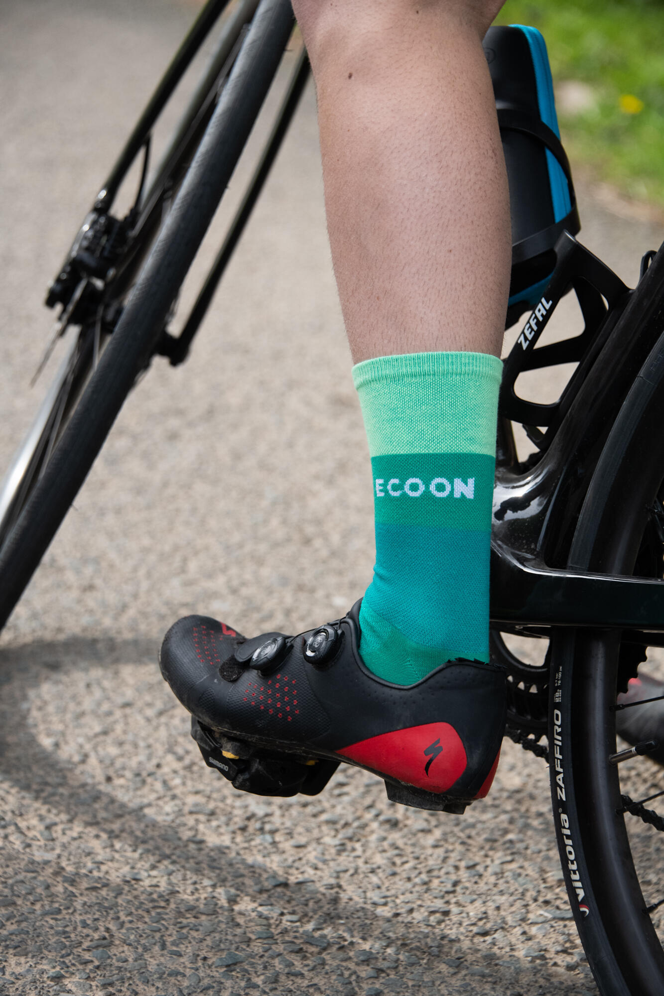Chaussettes de cyclisme ECOON modèle Marsous couleur Vert 4/7