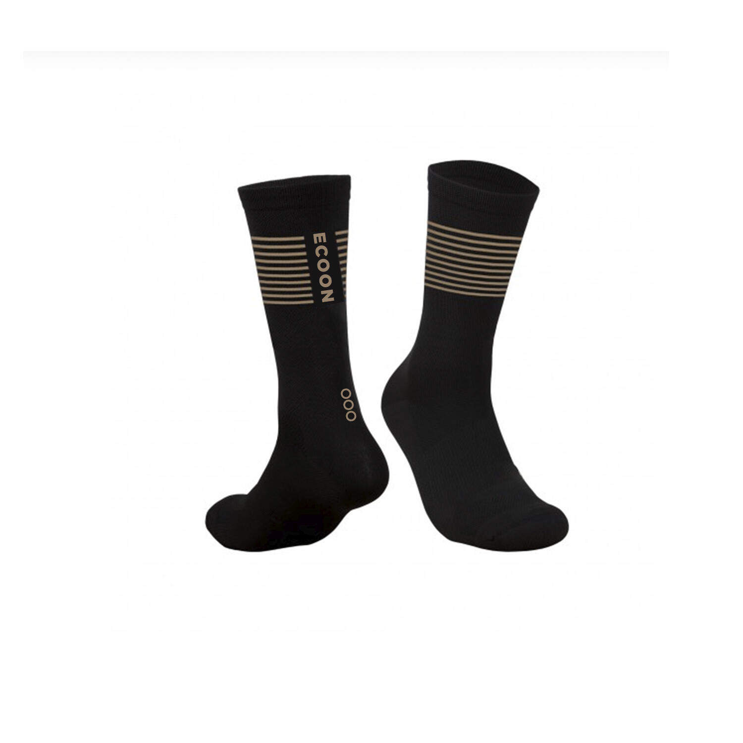 Chaussettes de cyclisme ECOON modèle Valloire couleur noir 1/2