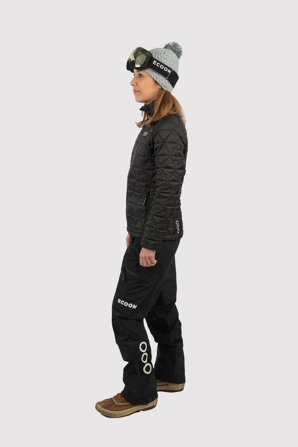 Pantalones ECOExplorer Pants Femme marque ECOON - Noir 5/7