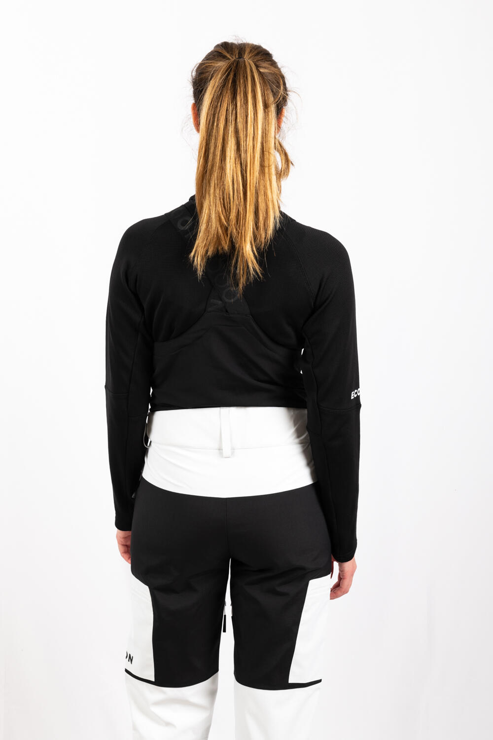 Pantalones ECOExplorer Pants Women marca ECOON - Blanco y negro 3/7