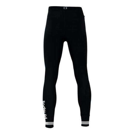 PANTALON LONG DE COMPRESSION RUNNING POUR HOMME BlueBall EN NOIR.