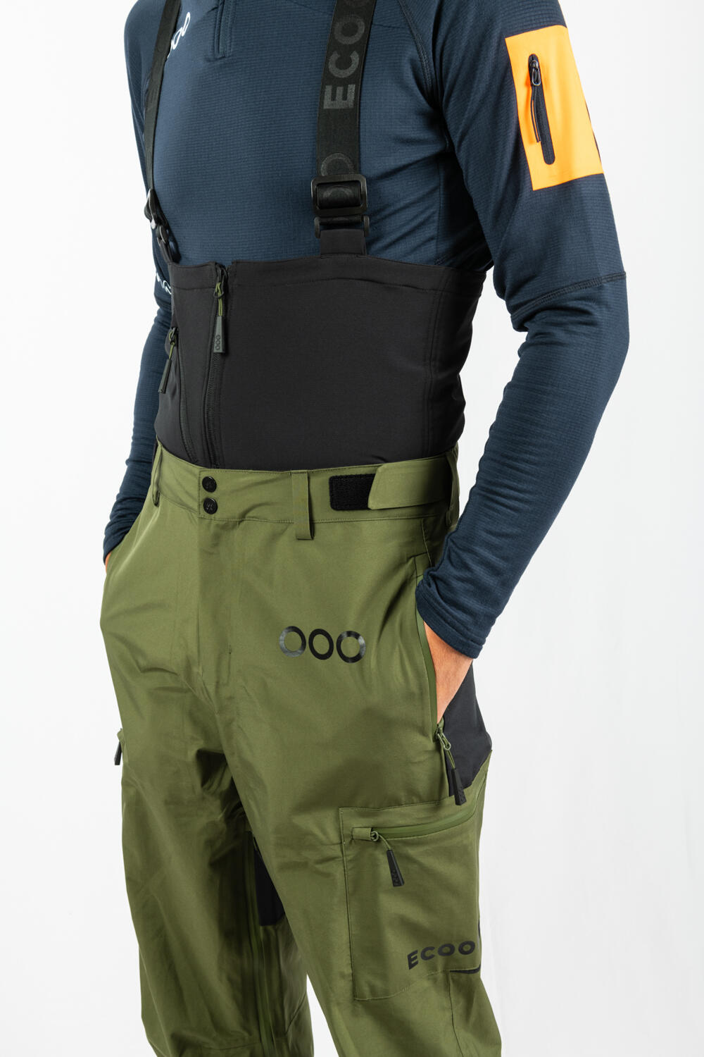 Pantalones ECOExplorer Pants Homme marque ECOON - Kaki 3/7