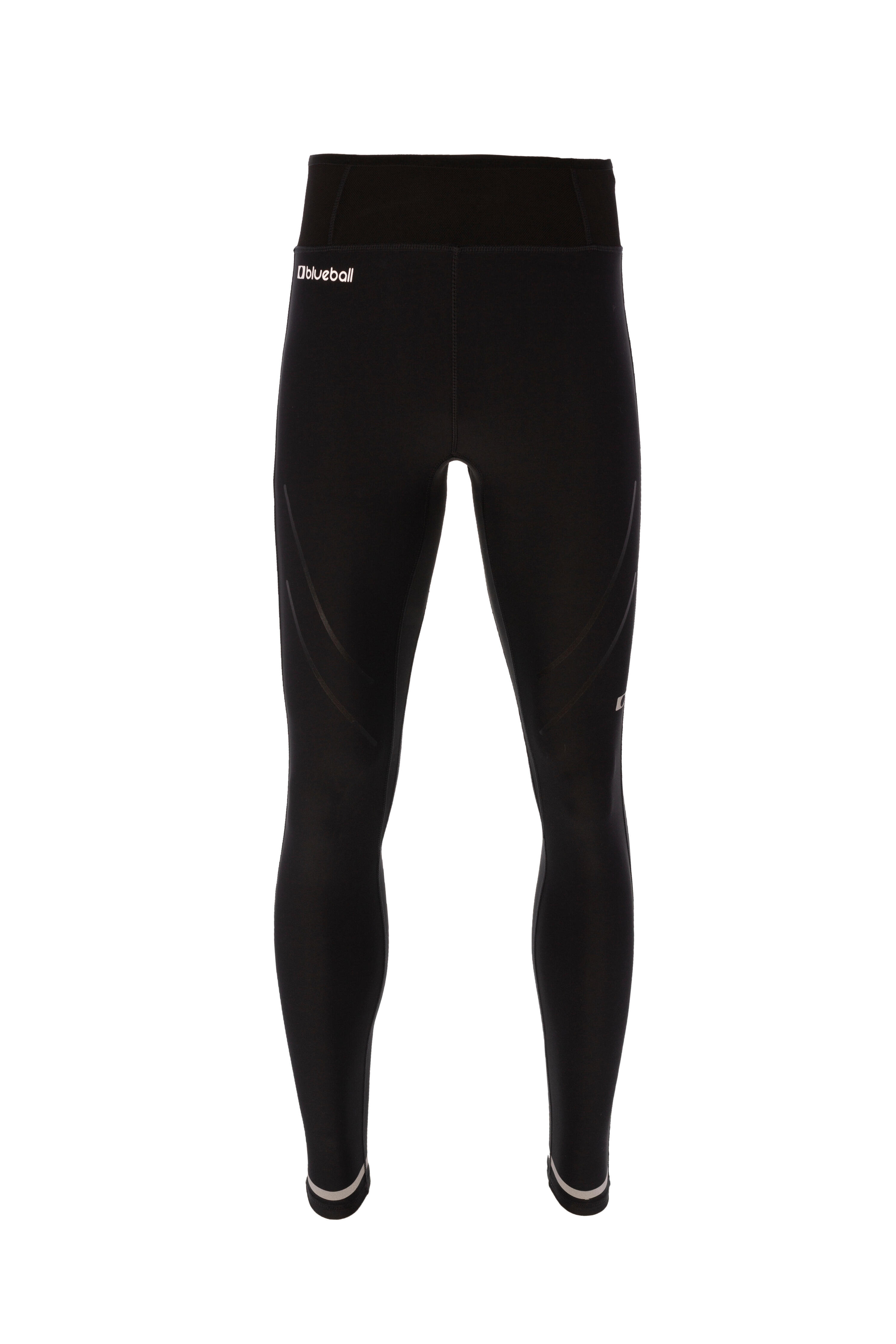PANTALON LONG DE COMPRESSION RUNNING POUR HOMME BlueBall EN NOIR. 2/2