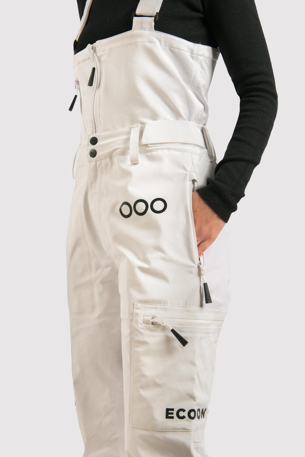 Pantalones ECOExplorer Pants Women marca ECOON - Blanco 7/7