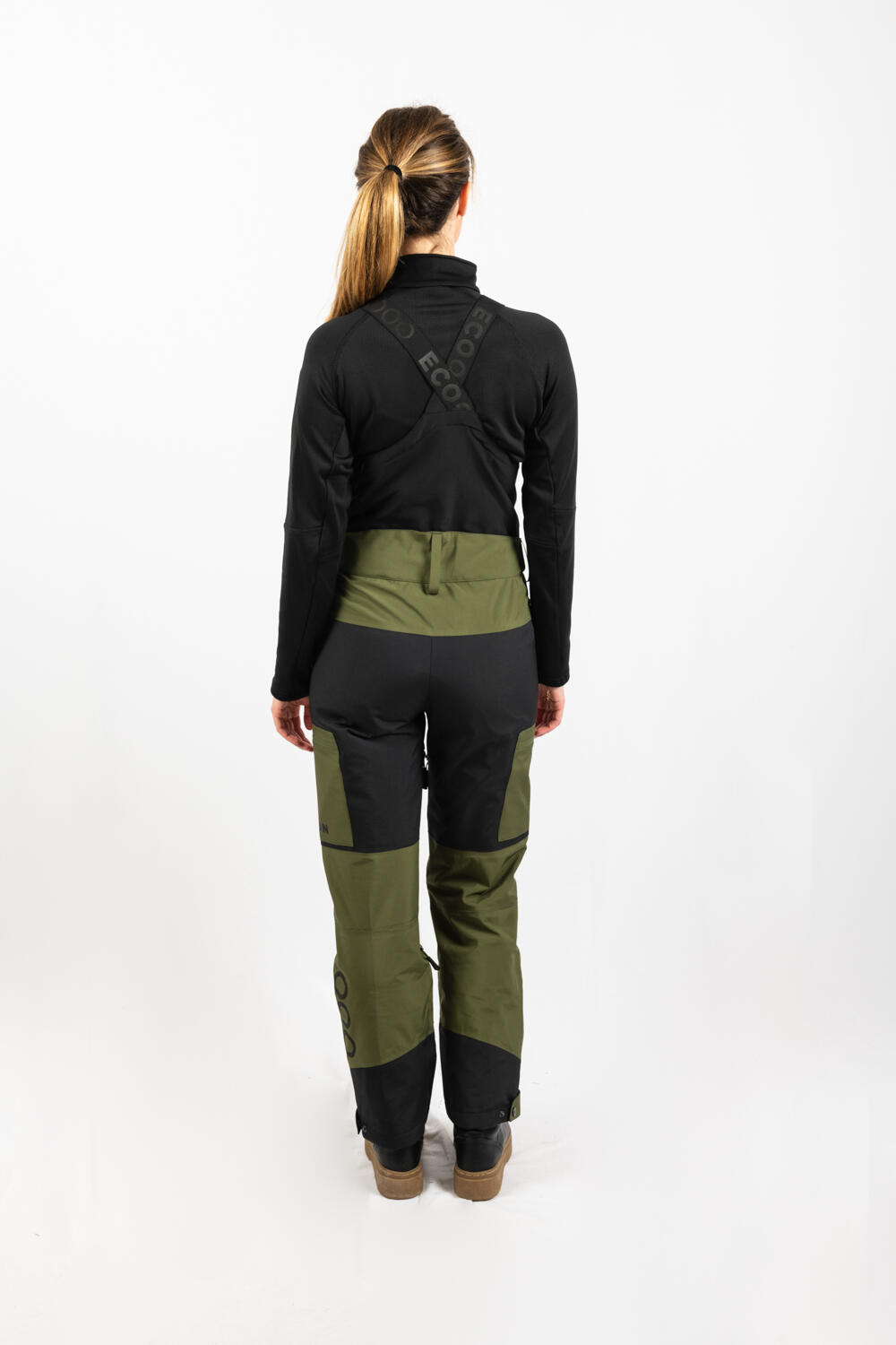 Pantalones ECOExplorer Pants Femme marque ECOON - Kaki 3/7