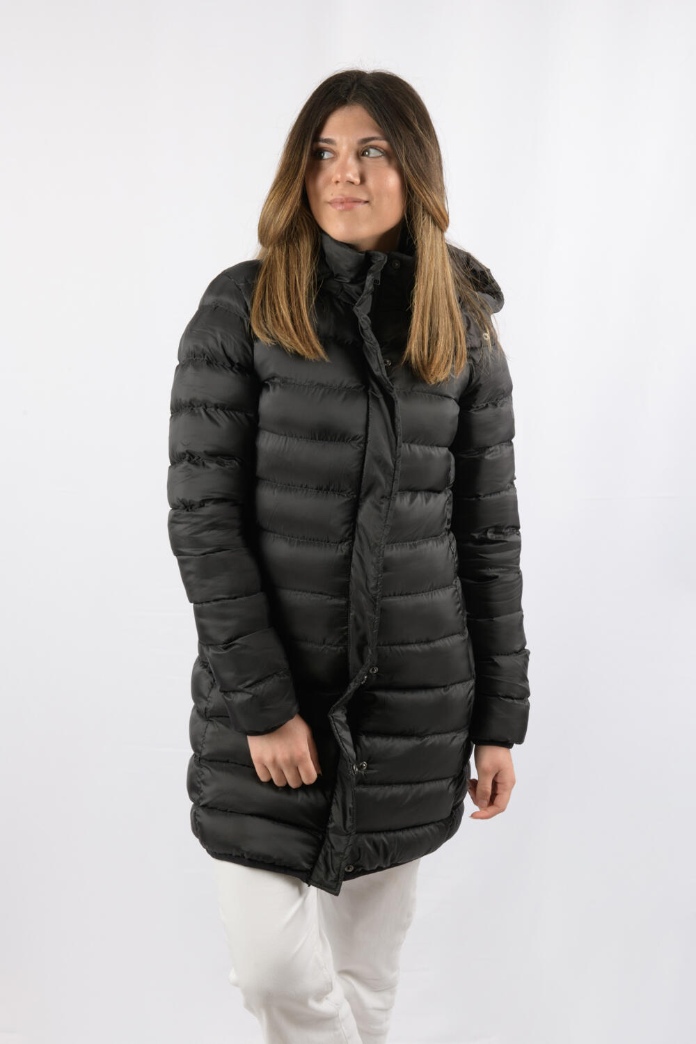 Veste Munich Long Jacket marque ECOON - Noir 3/7