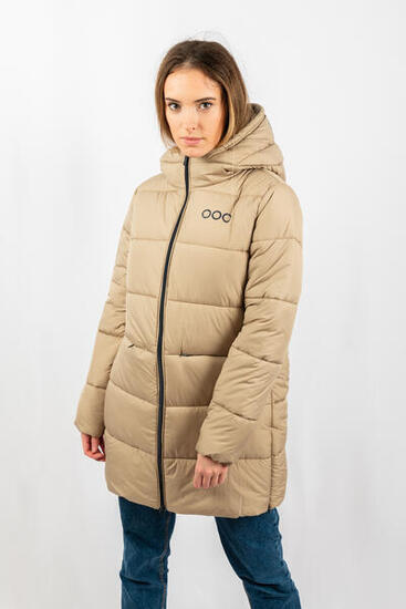 Veste Paris Long Jacket marque ECOON - Beige