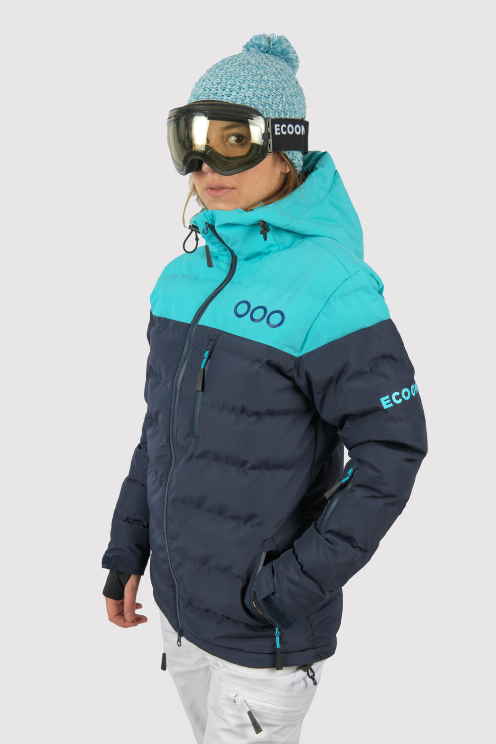 Veste ECOThermo Insulated Jacket Femme marque ECOON - Bleu oscuro 7/7
