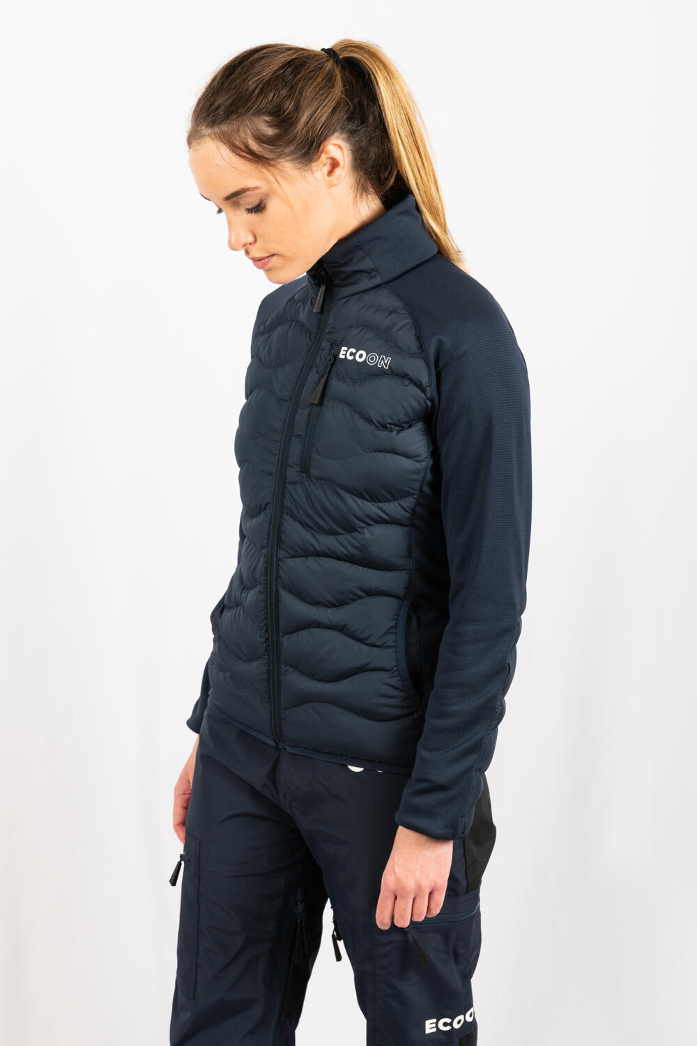 Veste ECOActive Hybrid Insulated Jacket Femme marque ECOON - Bleu 7/7