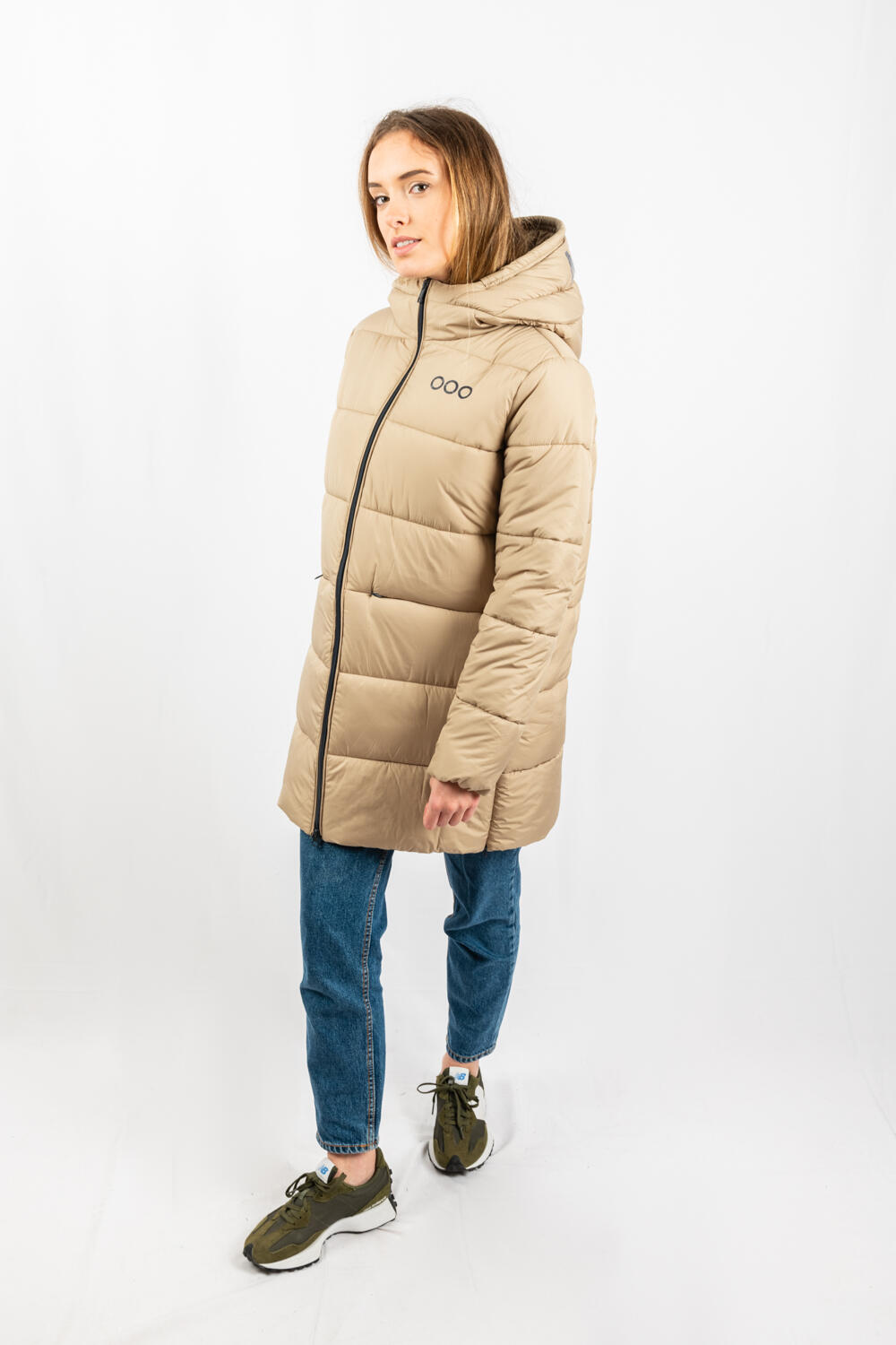 Veste Paris Long Jacket marque ECOON - Beige 5/7